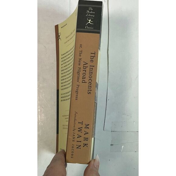 The Innocents Abroad: Or the New Pilgrim's Jane Jacobs New Paperback Luggage Tag - Picture 7 of 8